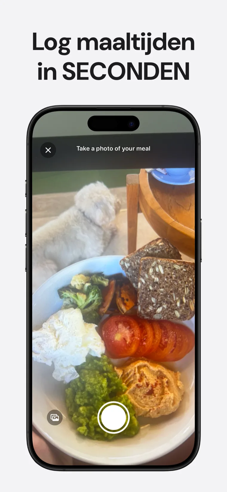 Log maaltijden in SECONDEN — De doorzoekbare voedingsdatabase van Eiwit Teller om snel toe te voegen wat je eet